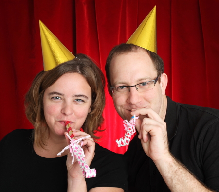 Annie & Sébastien, Associés et photographes passionnés chez Pure Perception fêtent le lancement du site web.
